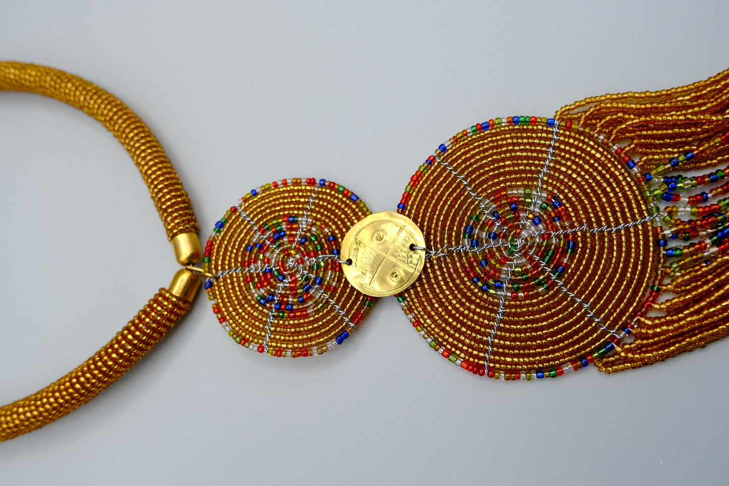 Enkai Dusk – Handmade Maasai Beaded Statement Necklace