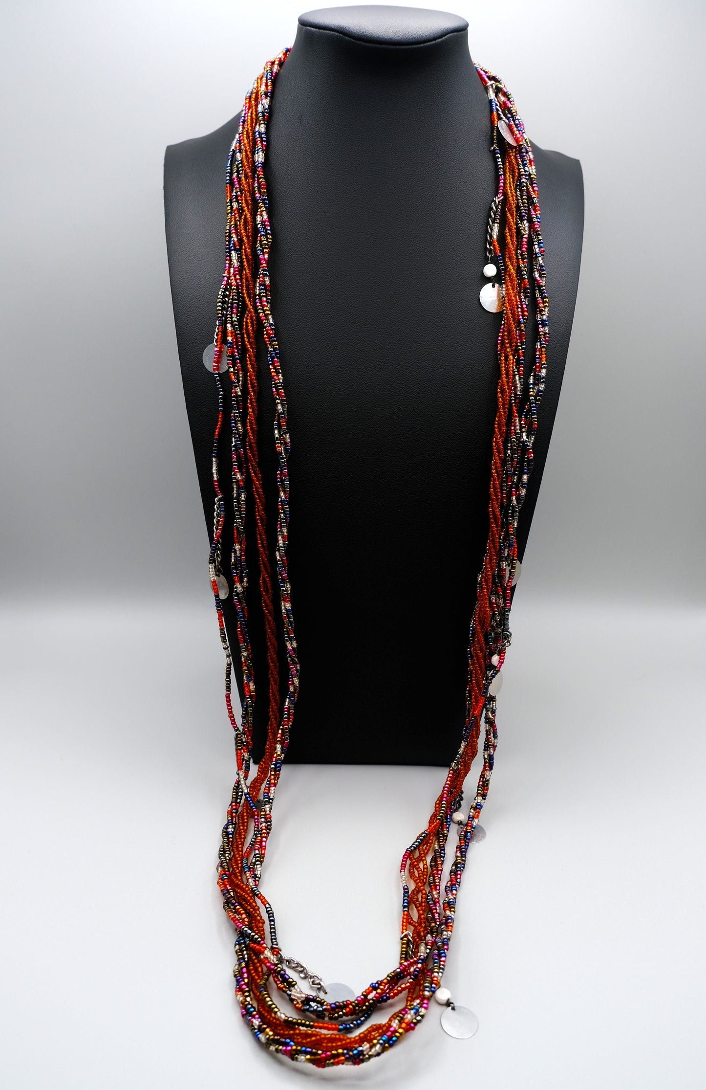 Enkai Horizon – Handmade Maasai Beaded Layered Necklace