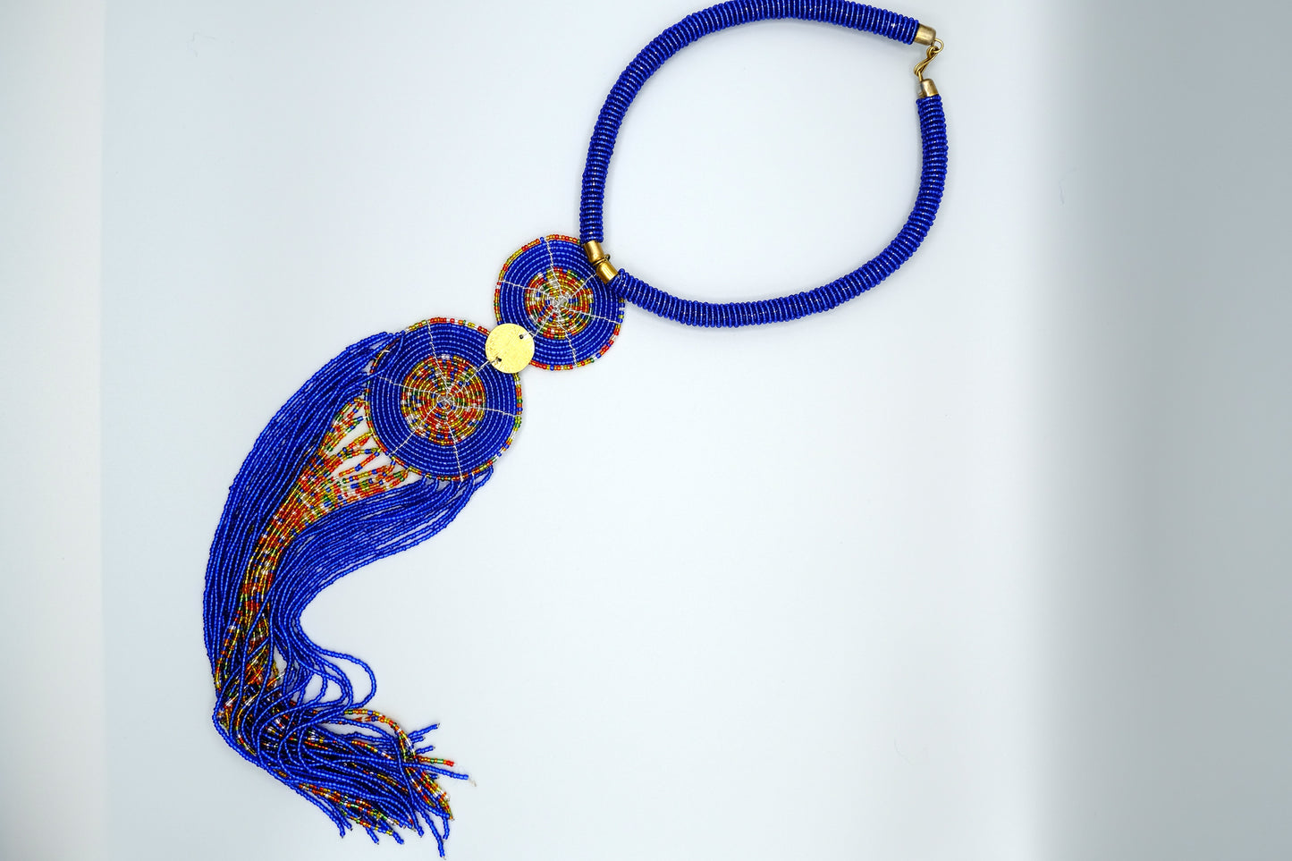 nkai Sky – Handmade Maasai Beaded Statement Necklace