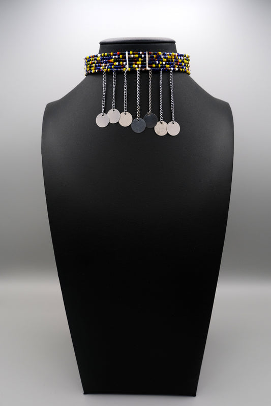 Olamayio Warrior Choker – A Symbol of Honor & Legacy